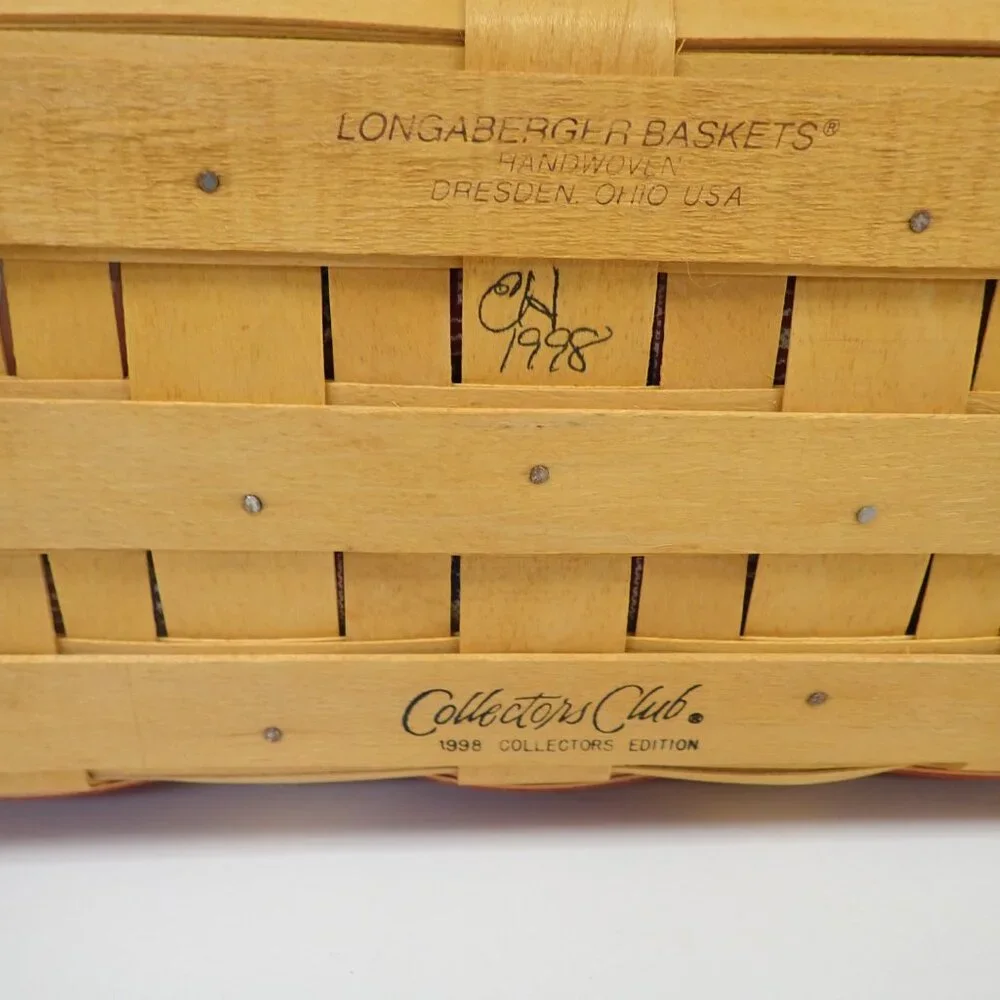 Vintage Longaberger Collectors Club 25th Anniversary Baskets